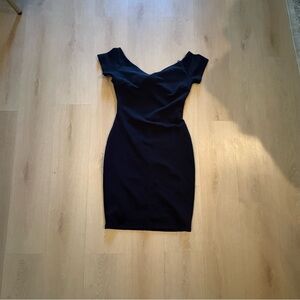 Elegant Black Off-Shoulder Dress